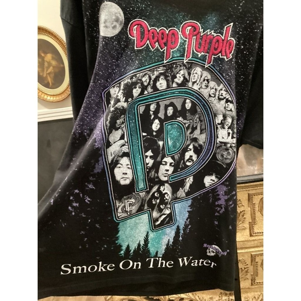 000- RARE!! Deep Purple Band Tee by Rock and Death, 100% Cotton, Double-Sided